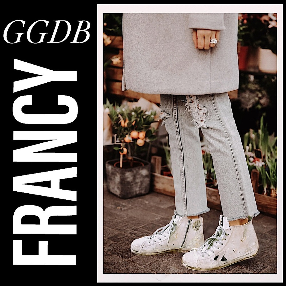 GGDB LIKE NEW in box Francy Slide High Top Sneaker